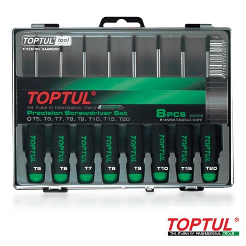 پیچ گوشتی 8 عددی موبایلی تاپ تول (TOPTUL) مدل GAAW0801
