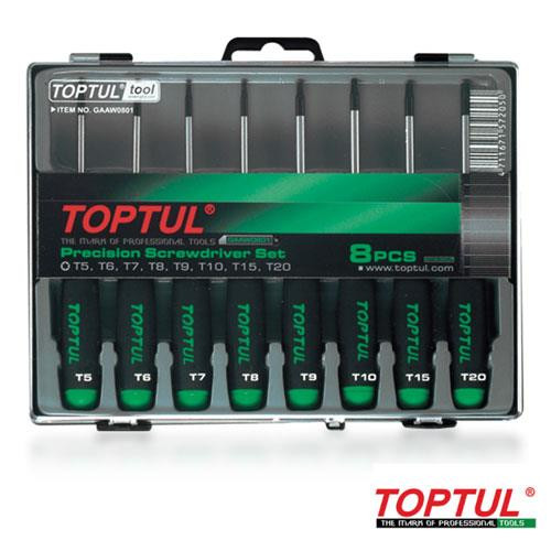 پیچ گوشتی 8 عددی موبایلی تاپ تول (TOPTUL) مدل GAAW0801